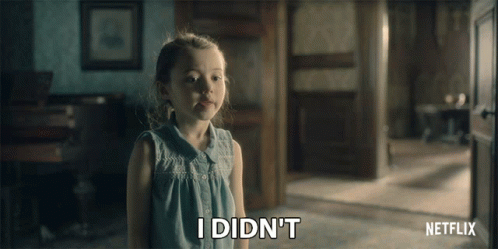 Little Girl Saying I Didn't Netflix Ad
