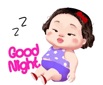 Little Girl Sleeping Good Night