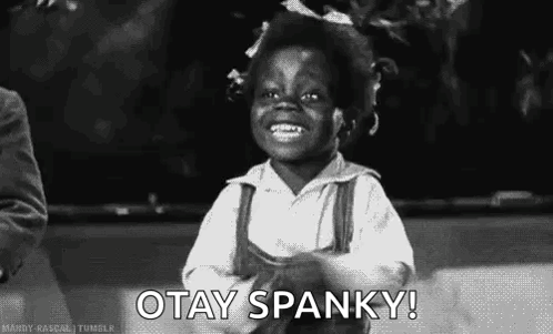 Little Girl Smiling Otay Spanky GIF