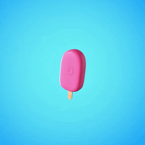Little Girl Spinning Pink Popsicle GIF