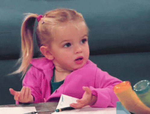 Little Girl Wat GIF
