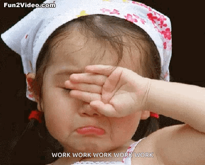 Little Girl with Bandana Covering Face