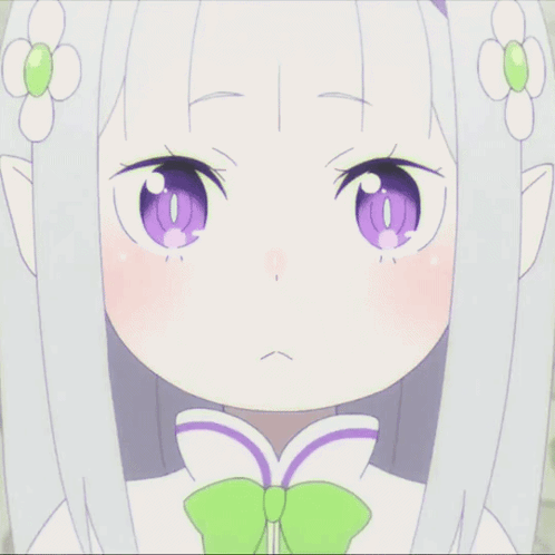 Little Girl With Flower In Hair Says I'm So Bored GIF