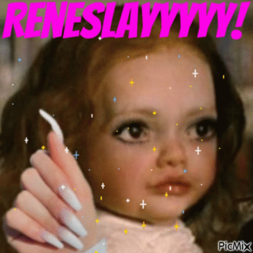Little Girl With Long Nails Reneslavyyy