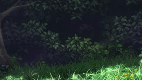 Little Girl with Pigtails Hiding in Grass
