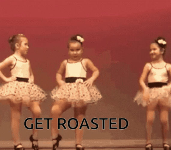 Little Girls Boom Roasted GIF