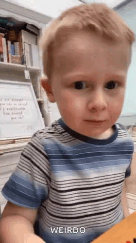 Little Guy Weirdo Reaction GIF