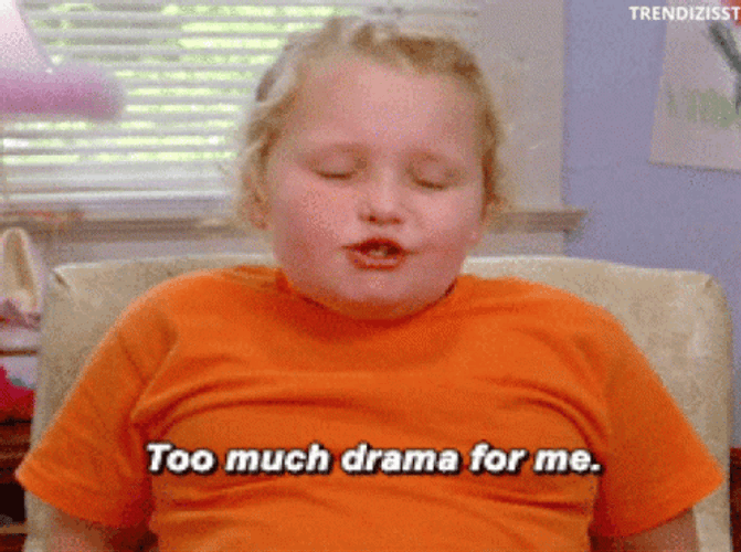Little Kid Too Much Drama For Me GIF