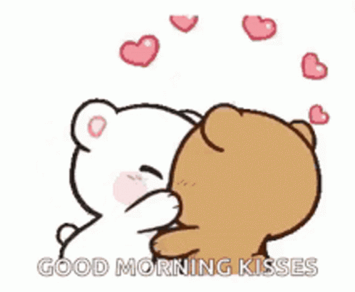 Little Kitty Good Morning Morning Kisses GIF