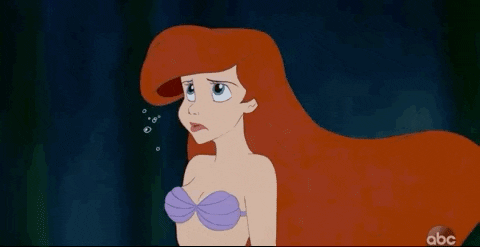 Ariel The Sad Little Mermaid GIF