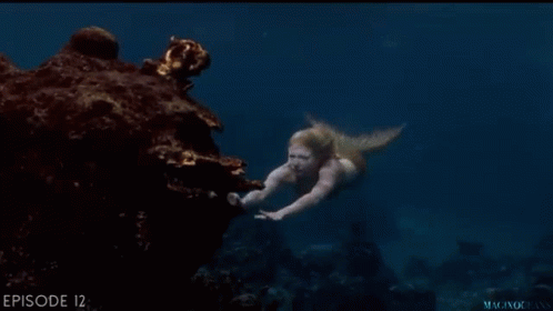 Little Mermaid Ariel Peeping On Ship GIF