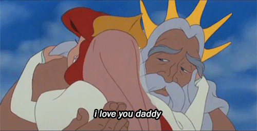 Little Mermaid Father Daughters Love GIF