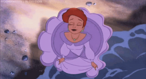 Little Mermaid Ariel Feeling The Water GIF