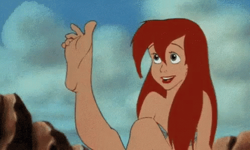 Little Mermaid Ariel Foot Fetish GIF