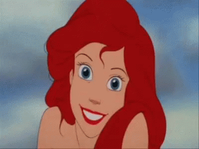 Little Mermaid Ariel Smiling Pretty GIF