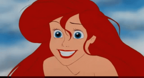 Little Mermaid Ariel Smiling GIF