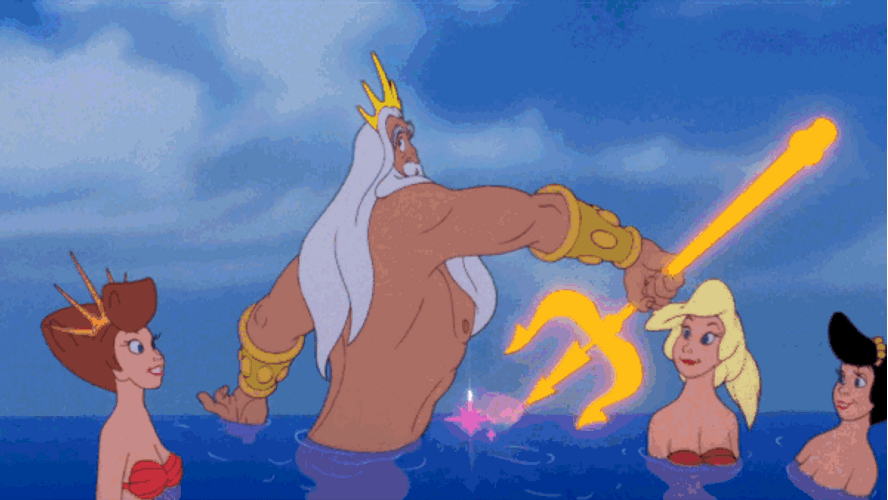 Little Mermaid Magical Rainbow GIF