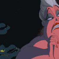 Little Mermaid Ursula Pathetic GIF