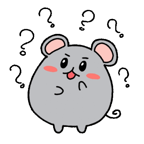 Little Mice Thinking When GIF