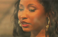 Little Nicky Minaj Wearing Big Earrings GIF