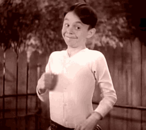 Little Rascals Silly Face GIF