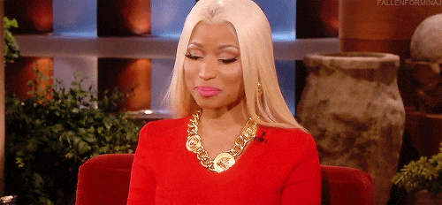 Little Sad Nicky Minaj GIF