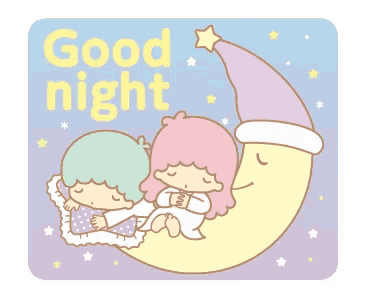 Little Twin Star Good Night Gif GIF