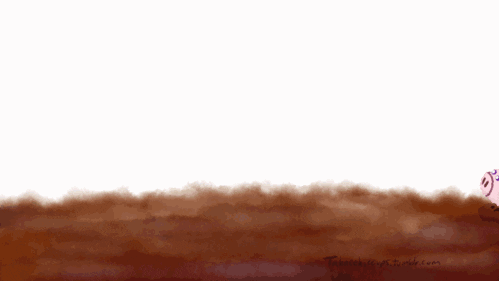 Little Winged Pig Flies Escaping Hunter GIF