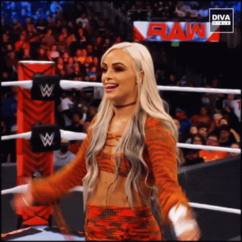 Liv Morgan Bowing Inside The Ring GIF
