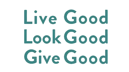 Live Good Look Good Give Good Logo