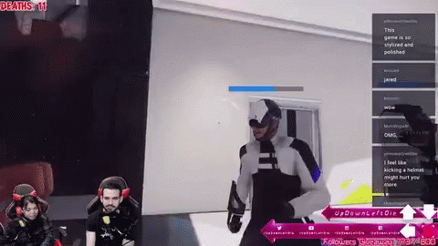 Live Streaming Roundhouse Kick GIF