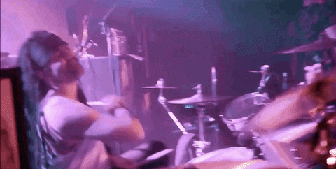 Lively Amazing Band Rimshot Beat GIF