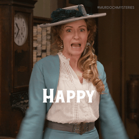 Lively Blonde Happy Birthday Lady Wish GIF
