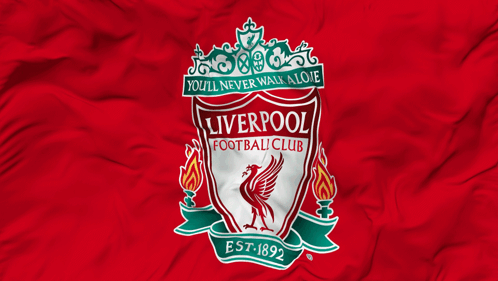 Liverpool FC Logo on Red Cloth