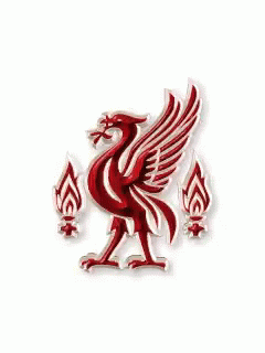 Liverpool FC Logo Red Bird With Wings and Flames
