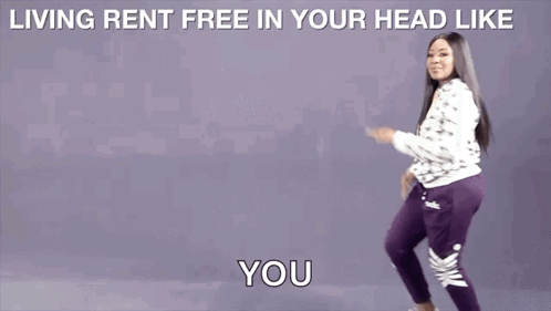 Living Rent Free In Your Head Erica Nlewedim GIF