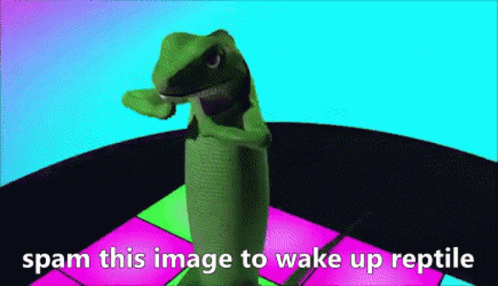 Lizard Dancing On A Dance Floor GIF