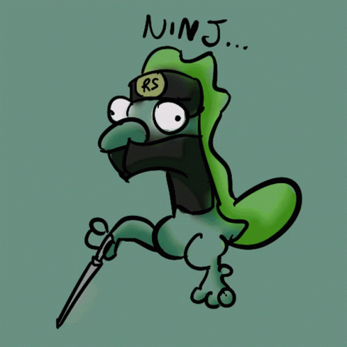 Lizard Holding Knife Aaa Aa Aa Aa