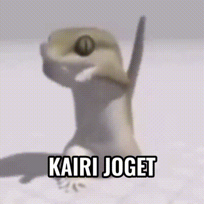 Lizard Saying Kairi Joget GIF