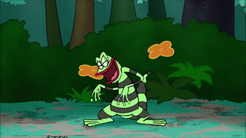 Lizard With Mouth Open GIF