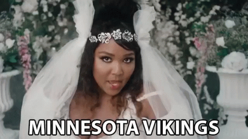 Lizzo Minnesota Vikings Wedding GIF