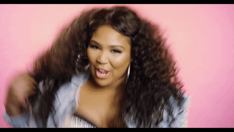Lizzo Showing Off Nail GIF