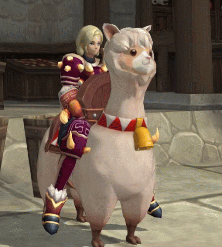 Ragnarok Llama Animated GIF