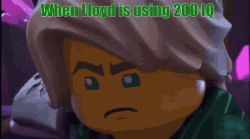 Lloyd Using 200 IQ on Purple and Green
