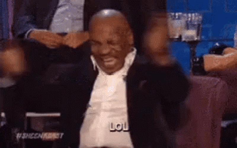 Lmfao Mike Tyson Cracking Up Clapping GIF