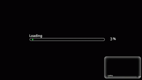 Loading Bar With Green Arrow at 4%