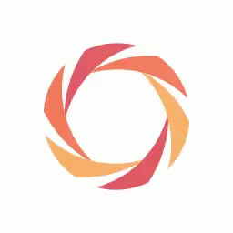 Loading Circle Magenta And Orange Wedges GIF