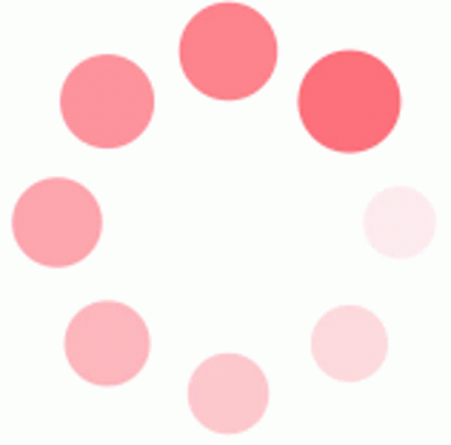 Loading Circle Pink Dots GIF