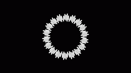 Loading Circle Spinning Array Of Bars GIF