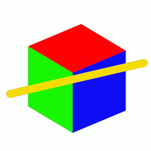Loading Circle With Cube GIF